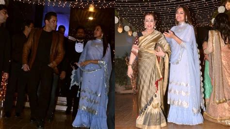 Salman Khan Sonakshi Sinha Attend Friend’s Wedding Reception Before