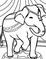 Zirkus Ausmalbild Elephants Clipartmag sketch template