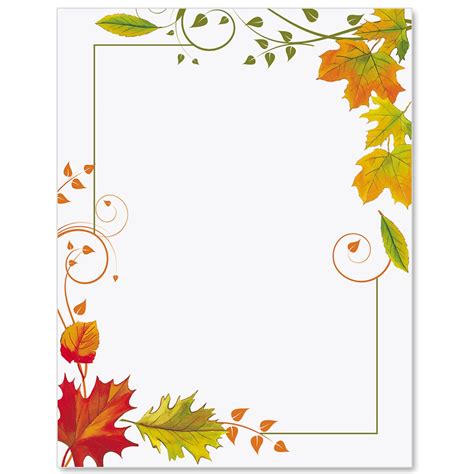 fall freshness border papers paperdirects borders  paper fall