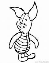 Piglet Pages Coloring Disney sketch template
