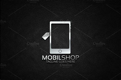 mobile shop logo creative logo templates creative market