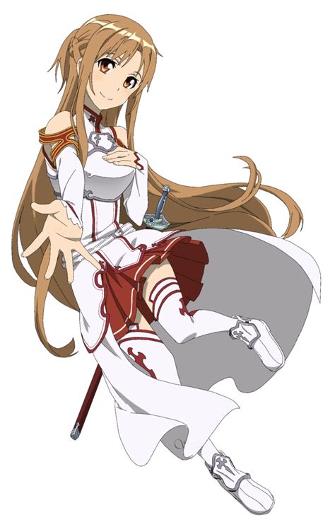 Sao Asuna Lineart Colored By Dennisstelly