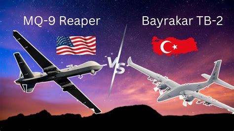 mq  reaper  bayraktar tb  comparing sky warriors engineerine