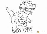 Giganotosaurus Coloring sketch template