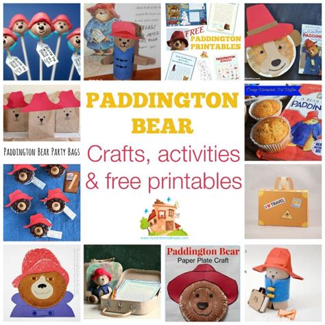 paddington bear crafts activities  printables mum   madhouse