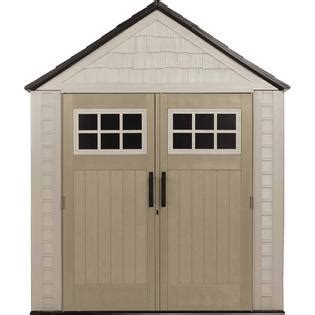 rubbermaid outdoor resin storage shed    lawn