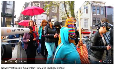 prostitutes protest against real sex dolls in red light district