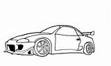 Eclipse Mitsubishi Outline Drawing Coloring Drift Clipart Cars Cliparts Pages Library Custom Template Dibujos Sketch Templates sketch template