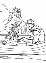 Rapunzel Flynn Mewarnai Tangled Raiponce Princesse Prince Getcolorings sketch template