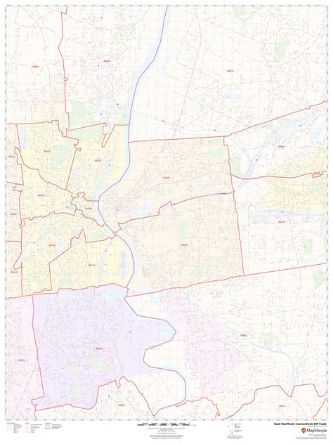 east hartford ct zip code map