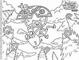 Coloring Pages Adventure Time Print sketch template