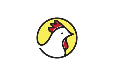 chicken logo branding logo templates creative market