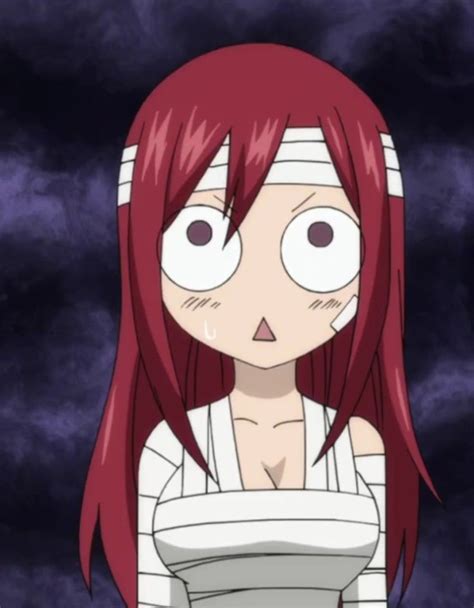 anime character  red hair  big eyes    camera