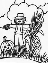Scarecrow Coloring Pages Printable Kids Scarecrows Color Scary Print Bestcoloringpagesforkids Getdrawings Getcolorings Popular sketch template