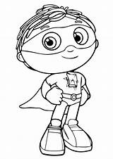 Super Why Coloring Pages Presto Princess Printable Color Getdrawings Colouring Getcolorings sketch template