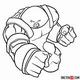 Juggernaut Draw Step Superheroes Comics Drawing Villian Series Men Movies sketch template