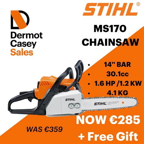 stihl chainsaw ms   dermot casey hire  sales