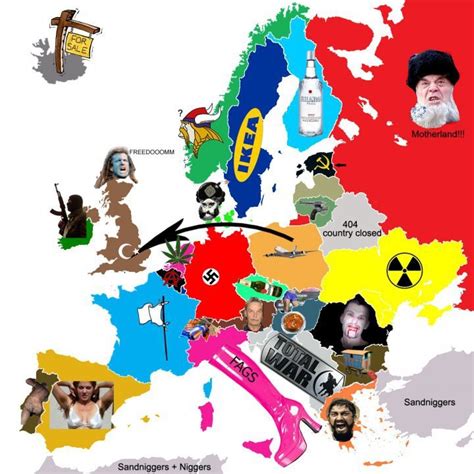 funny map of europe