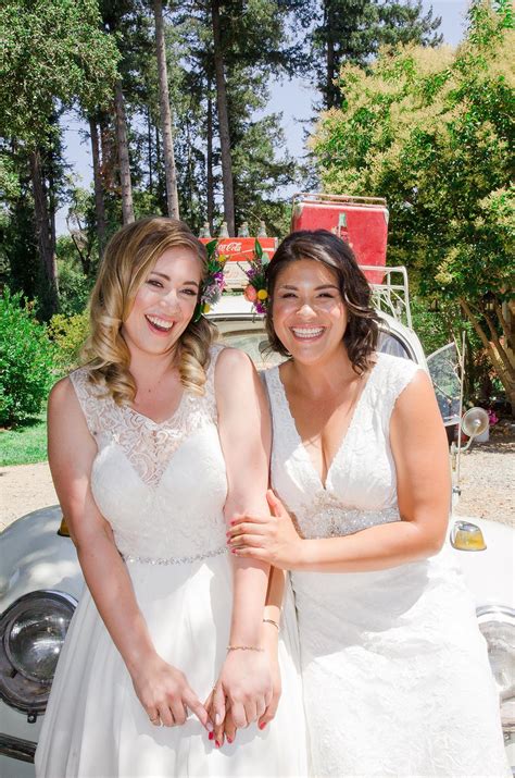 vibrant california lesbian wedding equally wed 12