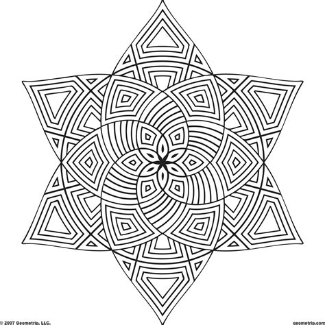 geometric pattern coloring pages  adults  getcoloringscom
