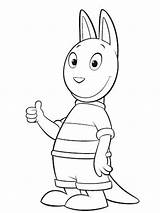 Backyardigans Coloring Pages Para Printable Color Colorear 2009 October sketch template