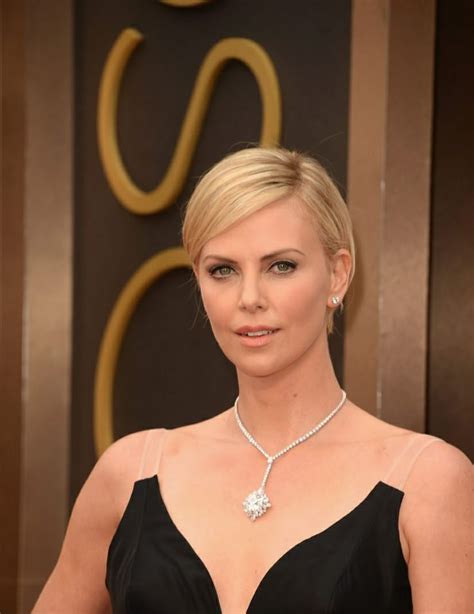 it won t be a secret for long charlize theron looked flawless at the