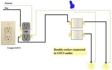 double rocker switch wiring diagram bestn