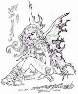 Coloring Fairy Pages Drawings Autumn Pallat Fairies Deviantart Drawing Exotic Adults Tattoo Adult Dragon Printable Wizard Fall Line Books Book sketch template