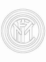Inter Udinese Calcio Voetbalclubs Italiaanse Internazionale Juventus Besteausmalbilder Emblem Mailand Leukekleurplaten Napoli sketch template