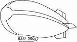 Airship sketch template