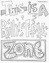 Bullying Sheets Worksheets Bully Recess Jean Classroomdoodles sketch template