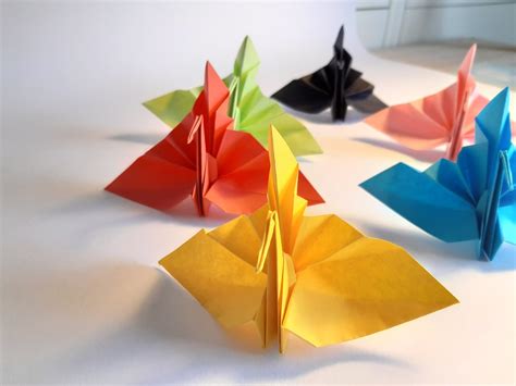 shipping set   origami cranes japanese print origami etsy