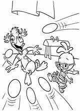 Pages Coloring Chicken Little Shot Abby Dodging Egg Getdrawings Getcolorings Netart sketch template