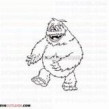 Abominable Snowman Bumble sketch template
