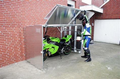 motosiklet tutkunlarina oezel kapali garaj ve park yeri