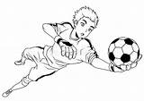 Goalkeeper Portiere Gardien Palla Portero Prende Catches Boule Attrape Illustrazione sketch template