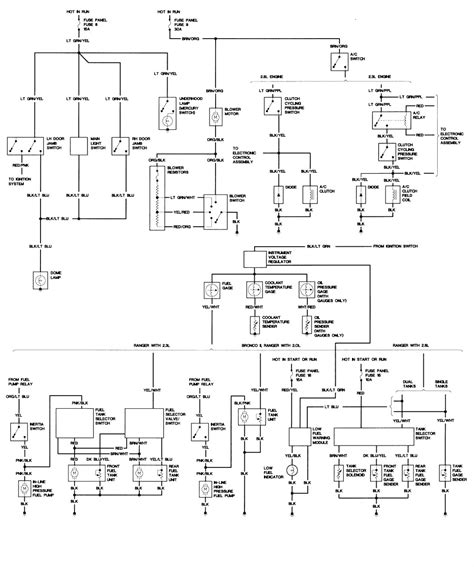 diagram  ford bronco radio wiring diagram mydiagramonline