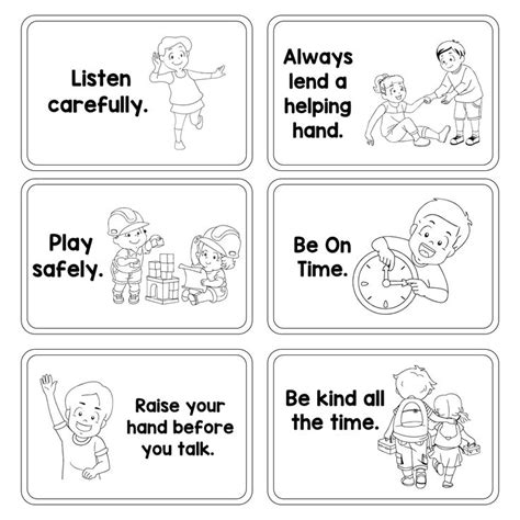preschool classroom rules coloring pages preschool rules classroom
