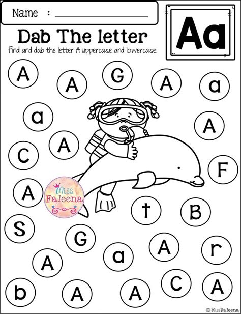 letter recognition worksheets kindergarten worksheet  kindergarten