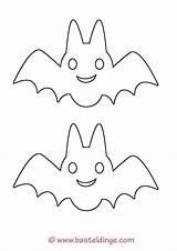 Fledermaus Schablone Basteldinge Fledermäuse Bastelvorlage Ausdrucken Ausschneiden Fledermaeuse sketch template