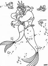 Triton King Coloring Pages Disney Getcolorings Print Getdrawings Popular Comments sketch template