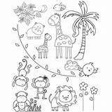 Zoo Coloring Pages Letscolorit Preschool Animal Printable sketch template