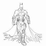 Batman Coloring Arkham Pages City Getcolorings Knight sketch template