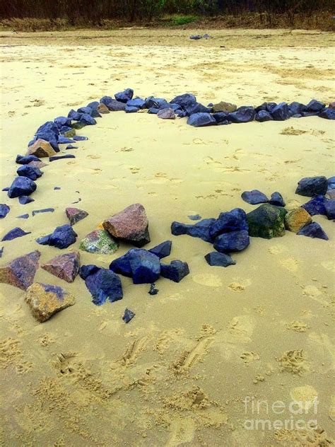beach heart photograph by angelika heidemann fine art america