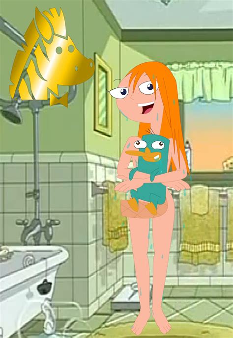 xbooru blue eyes candace flynn pedrozebra artist perry the platypus phineas and ferb red