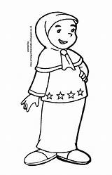 Mewarnai Kartun Putih Ibu Muslimah Sketsa Ibadah Tempat Adik Kumpulan Memasak Menggendong Diwarnai Koki Seorang Agama Paling Sedang Koleksi Rumah sketch template