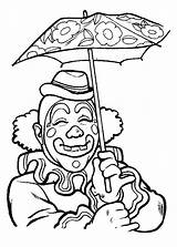 Clowns Cliparts Coloring Pages sketch template