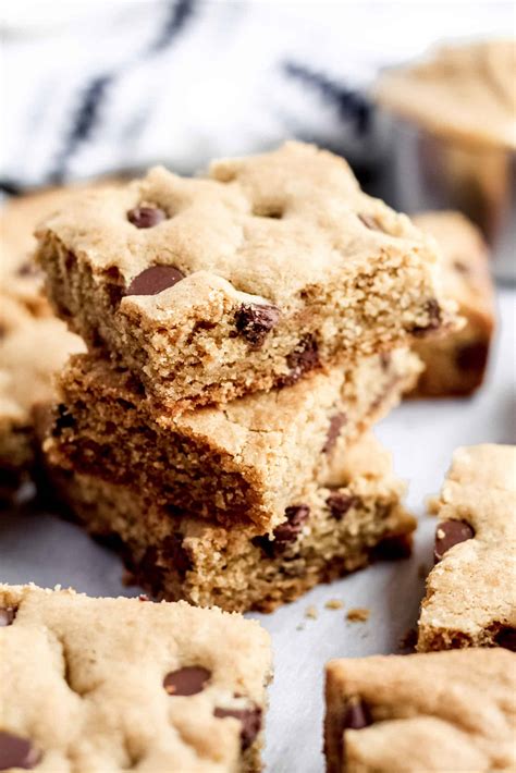 Peanut Butter Cookie Bars Gluten Free Dairy Free Mile High Mitts