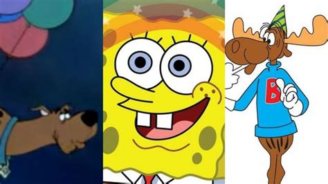 can you name all of these cartoon characters based on one image