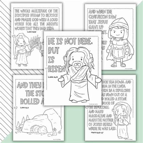 easter story printable  sunday school kids  pages home